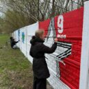 В Твери художники расписали стену ко Дню Победы