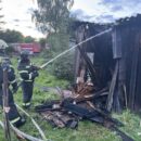 В Нелидовском округе из-за неисправного печного оборудования сгорел сарай