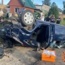В Нелидово в серьезной аварии погибли три человека – машина перевернулась, никто не был пристегнут