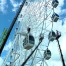 В Горсаду на колесе обозрения установили кабинки