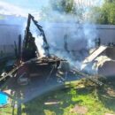 Под Тверью сгорела хозпостройка из-за несоблюдения техники безопасности